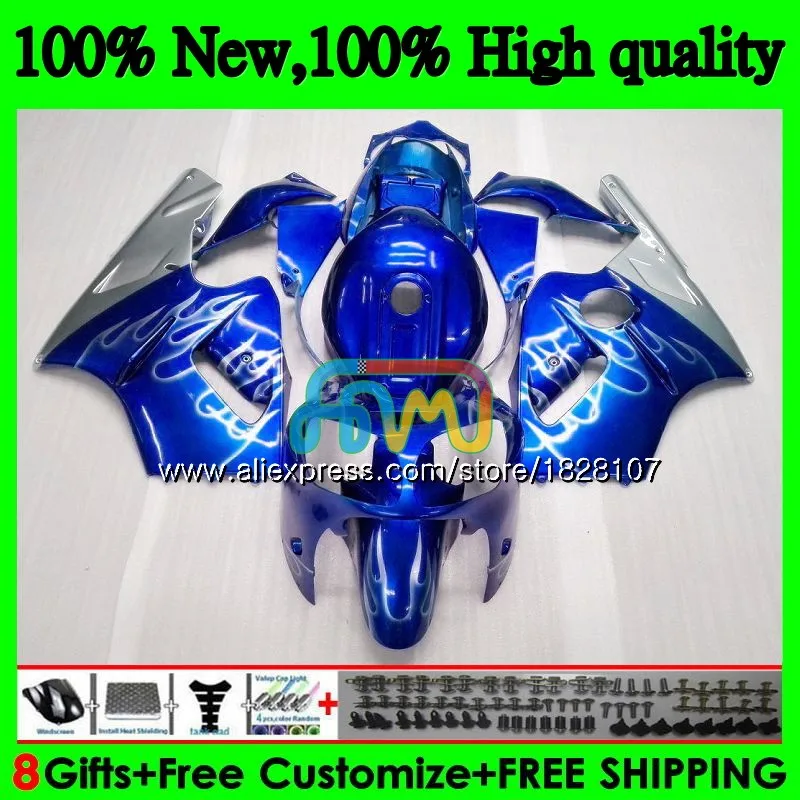 Инъекции для KAWASAKI ZX1200 ZX 12R 1200CC ZX-12R 23BS. 62 ZX12R 02 03 04 05 06 2002 2003 2004 синего и серебряного цвета 2005 2006 обтекатели