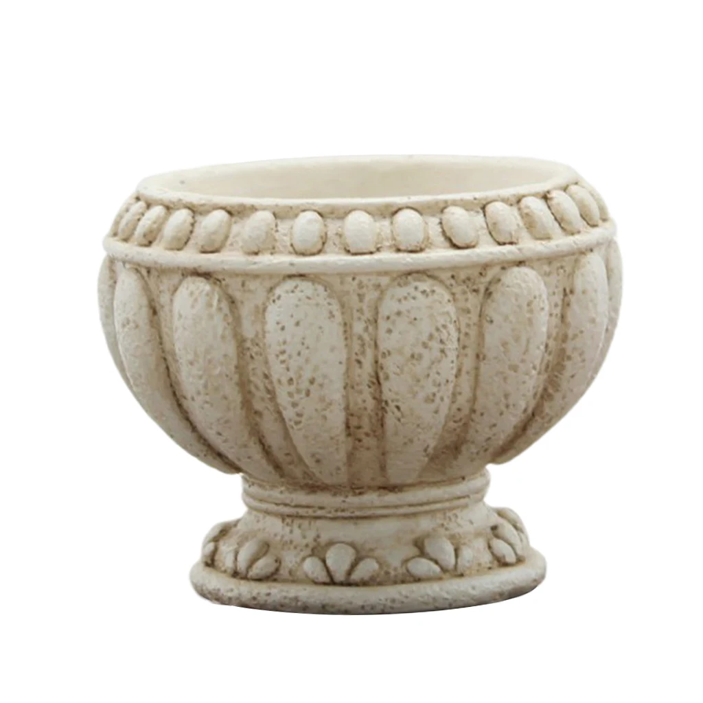 Vintage Style Resin Succulent Planter Pot Cactus Planter Box Fairy Garden Decor DIY Home Desktop Flowerpot Vintage Style Resin Succulent Planter Pot Cactus Planter Box Fairy Garden Decor DIY Home Desktop Flowerpot