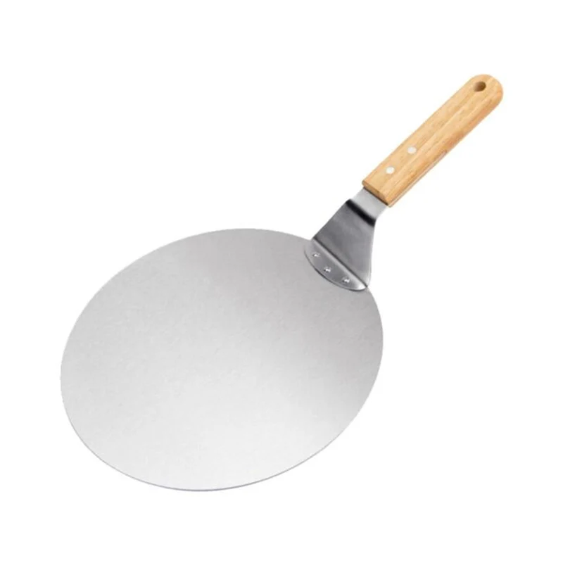 Anti-scalding Pizza Shovels Max 73% OFF Wooden Handle Quality Sta High Round Outlet SALE