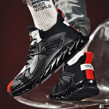 

New Blade Cushioning Running Shoes Men No-Slip Damping Sneakers Breathable Sports Shoes for Men Gym Run Walking Sneakers