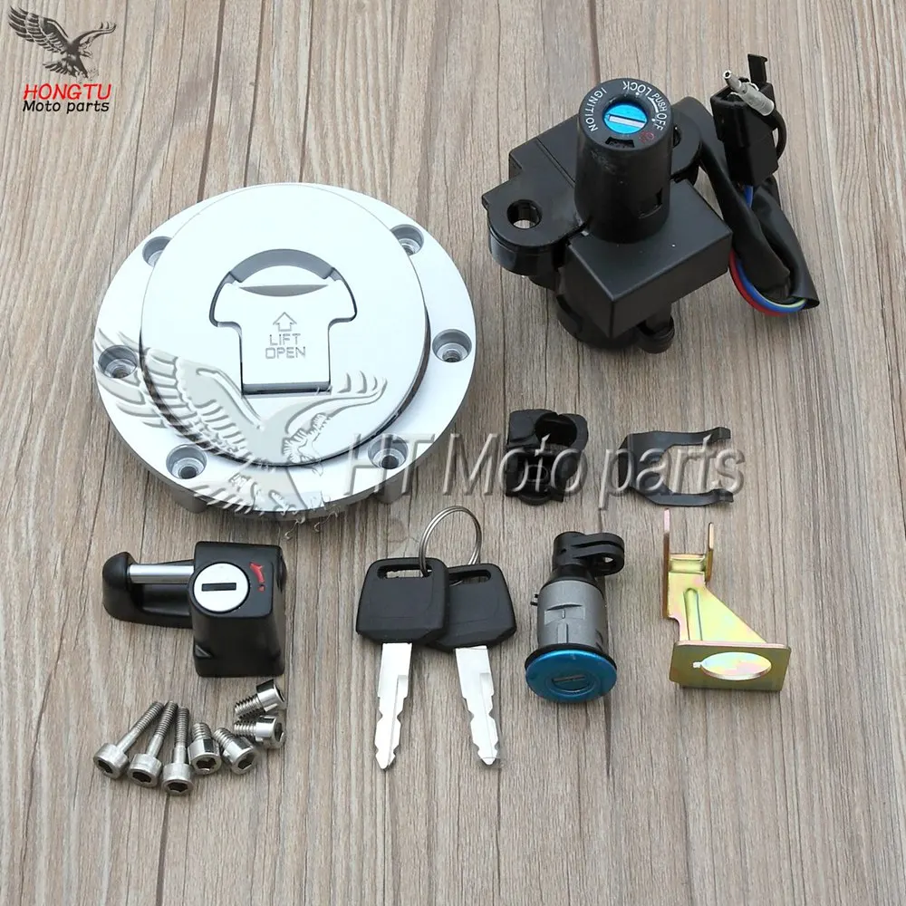 Ignition Switch Lock Fuel Gas Tank Cap Cover Seat Handle Locks Include