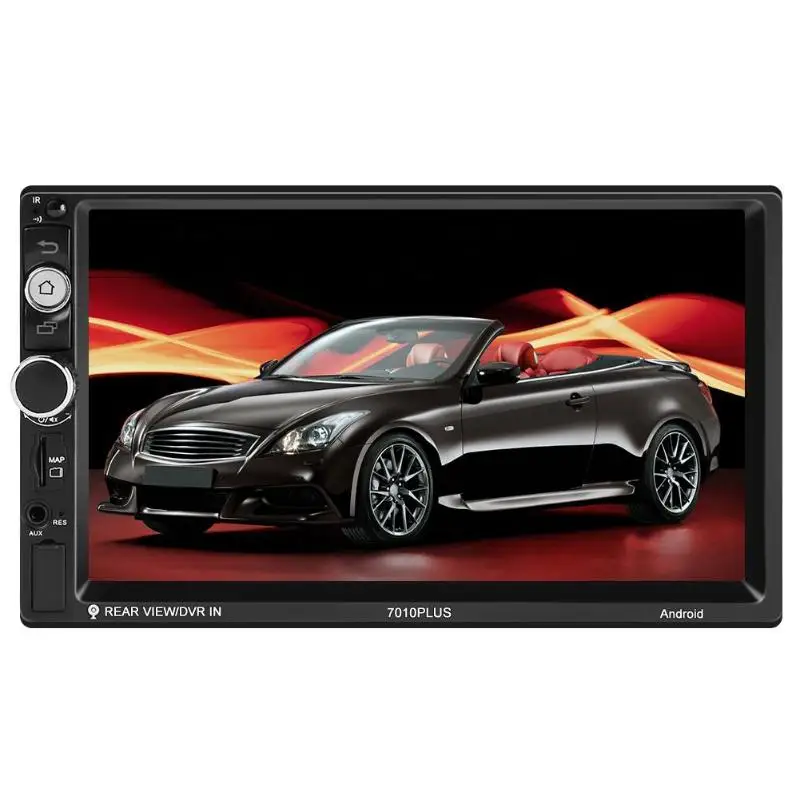 7010PLUS в Dash Android 9,0 головное устройство WiFi gps навигация BT FM AM RDS радио Функция заднего вида с камерой аудио вход
