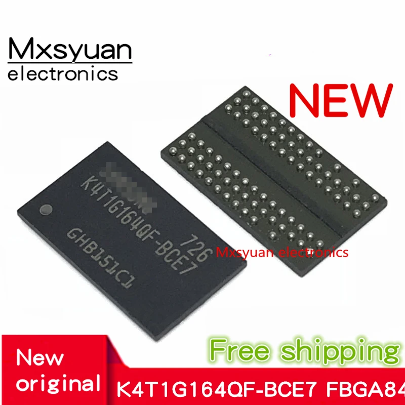 5 개 ~ 50 개/몫 K4T1G164QF BCE7 K4T1G164 K4T16164QF BCE7 BGA84 새로운 원본 1Gb ...