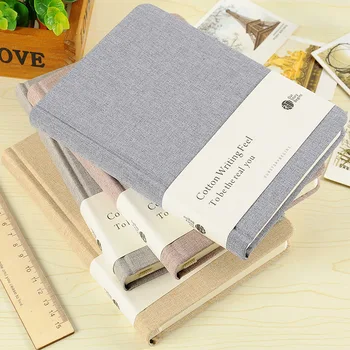 

A5 Pure Cotton Notebook Paper Planner Agenda School Diary Note Book Calender Travelers Business Simple Blank Notebook