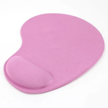 

Pink Silicone Gel Wrist Comfort Rest Mouse Pad Mat for Laptop Desktop