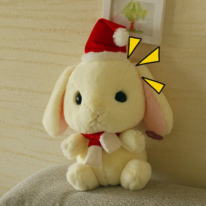 6 32/40 см Симпатичные мягкие Lop кролик мягкие Животные плюшевая игрушка кролик кукла подушка подарок для маленьких девочек, платье для дня рождения, рождественский подарок - Цвет: 6
