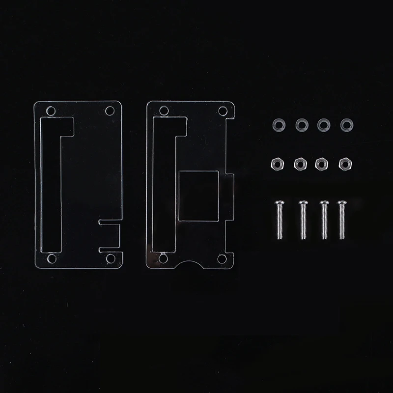 Raspberry Pi Zero Case 3 цвета акриловый корпус с алюминиевой теплоотвод для V1.3/W/WH 0