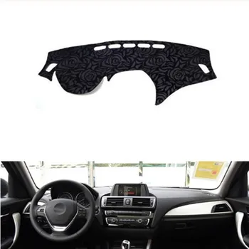 

Rose Pattern Non-slip Dashmat Dash Mat Dashboard Cover Pad Cover Carpet Car Sticker for B-MW 1 series F21 2012-2019 Car Styling