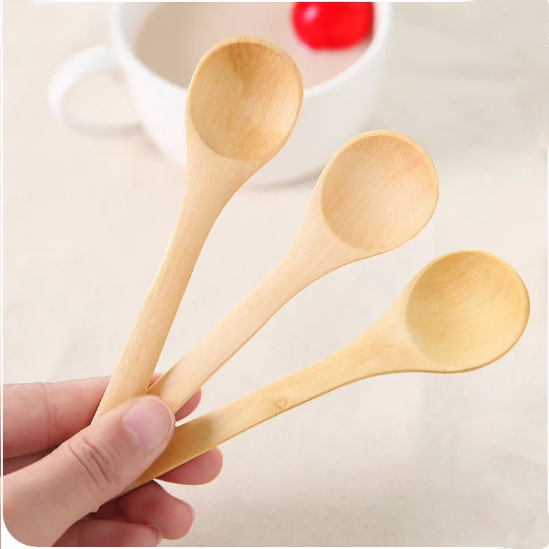 50 шт. деревянные бамбуковые ложки|spoon silver|spoon brakesspoon love |