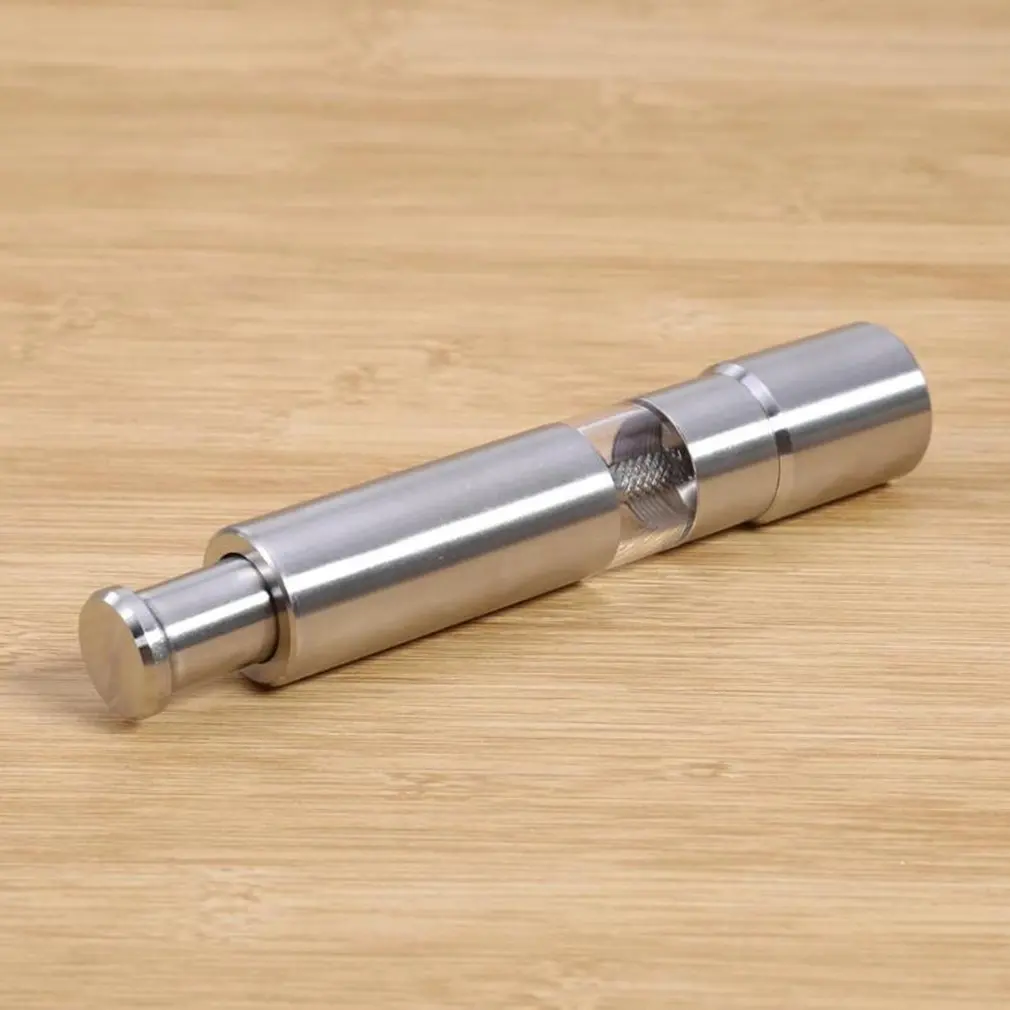 Мельница для перца из нержавеющей стали, ручная мельница для соли, перца, портативная кухонная мельница, инструмент для измельчения специй, соуса, мельница для перца