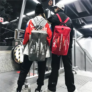

New Super Fire Men's Backpack Fashion Casual Lady Short-distance Travel Bag Oxford Waterproof Harajuku Ulzzang Trend Duffel Bag