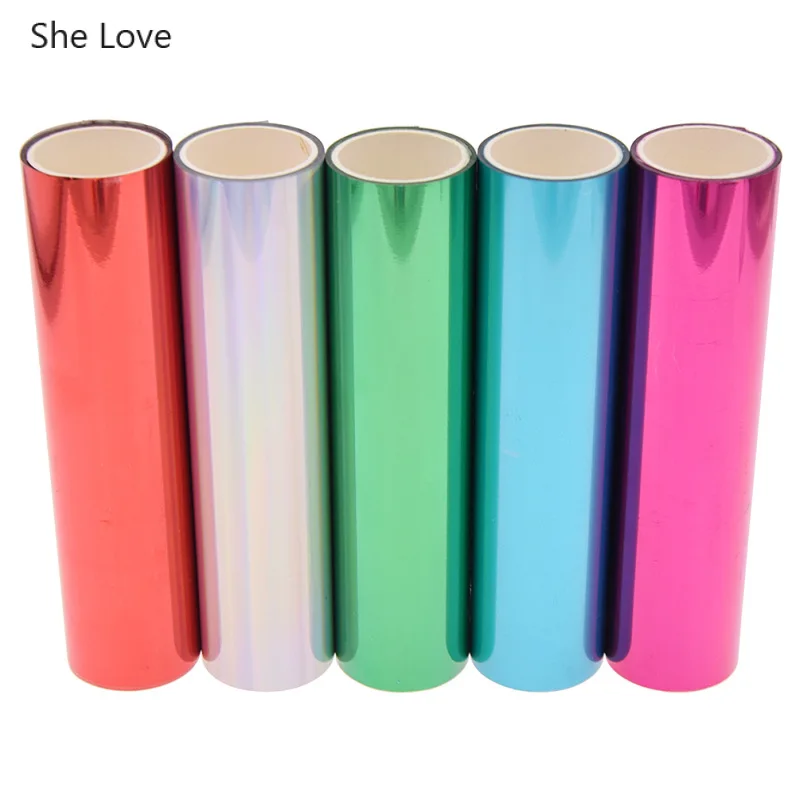 1Roll 3M 5M Holographic Hot Stamping Foil Paper for Garment Leather DIY Crafts