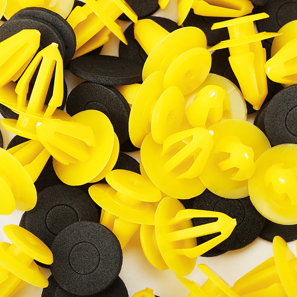 50PCS Auto Fastener clips Car plastic fixed clip For Nissan Qashqai j11 Juke X-trail T32 Tiida Note Almera Primera Pathfinder
