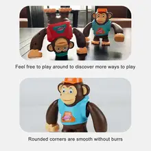 

Chimpanzees Toy Mini Creative Swing Arm Kids Walk Dancing Chimpanzees Toy for Children Electric Chimpanzees Electric Toy