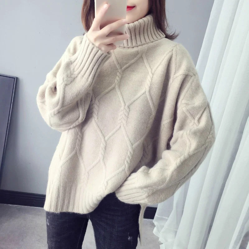 

Loose-Fit Underwear Tops Base Shirt, New Style Very Fairy of Pullover Knitting Shirt Long Sleeve Women's