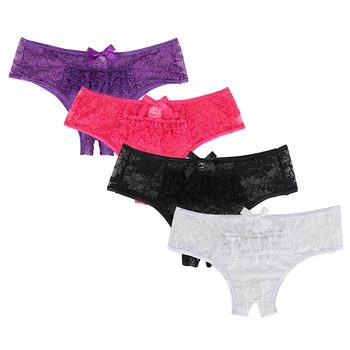 

Women Sexy Panty Hot Ropa Interior Mujer Multi Transparent Lace Tangas Calcinha Plus Size Panties Floral Lady Panty PW5178