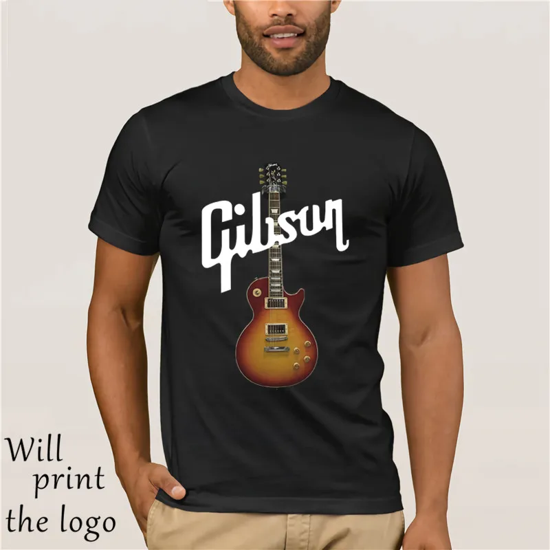 Новый Gibson Les Paul SG Ангус Янг Черный Принт смешные мужские и женские футболки с