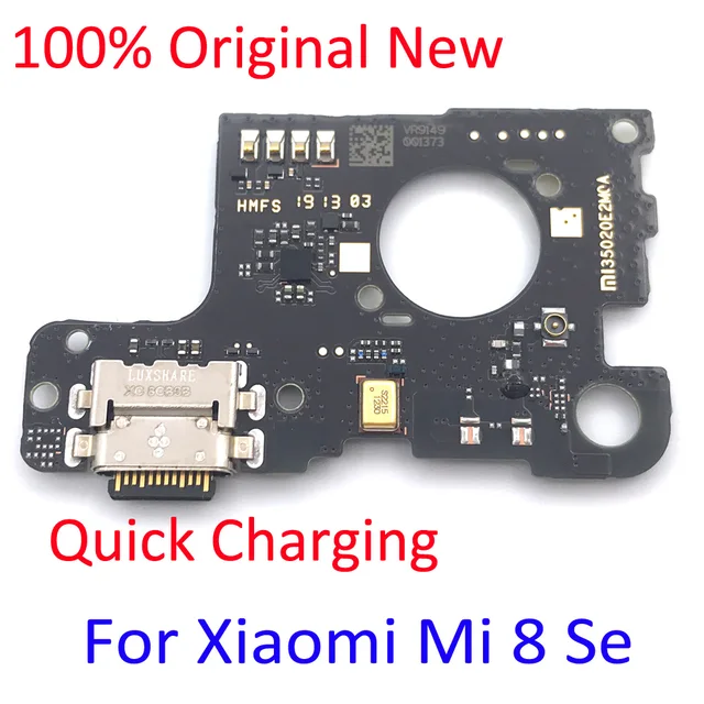 1 pcs Original USB Charging port microphone Flex Cable For Xiaomi 8SE MI8SE M8SE Charger plug connection Dock module sparts Lysee Mobile Phone Flex Cables 