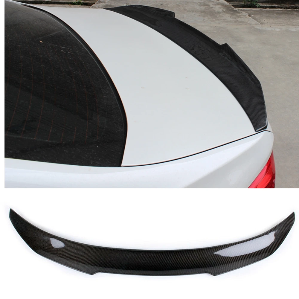 

Real Carbon Fiber Trunk Lid Splitter Lip For BMW X6 E71 X6M 2008 2009 2010 2011 2012 2013 2014 2015 PSM Style Rear Spoiler Wing