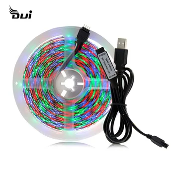 5V Usb Led Light Strip Rgb 2835 Waterdichte Flexibele Light 1M 2M 3M Wit Blauw Roze tv Achtergrond Closet Decor Fairy Night Tape