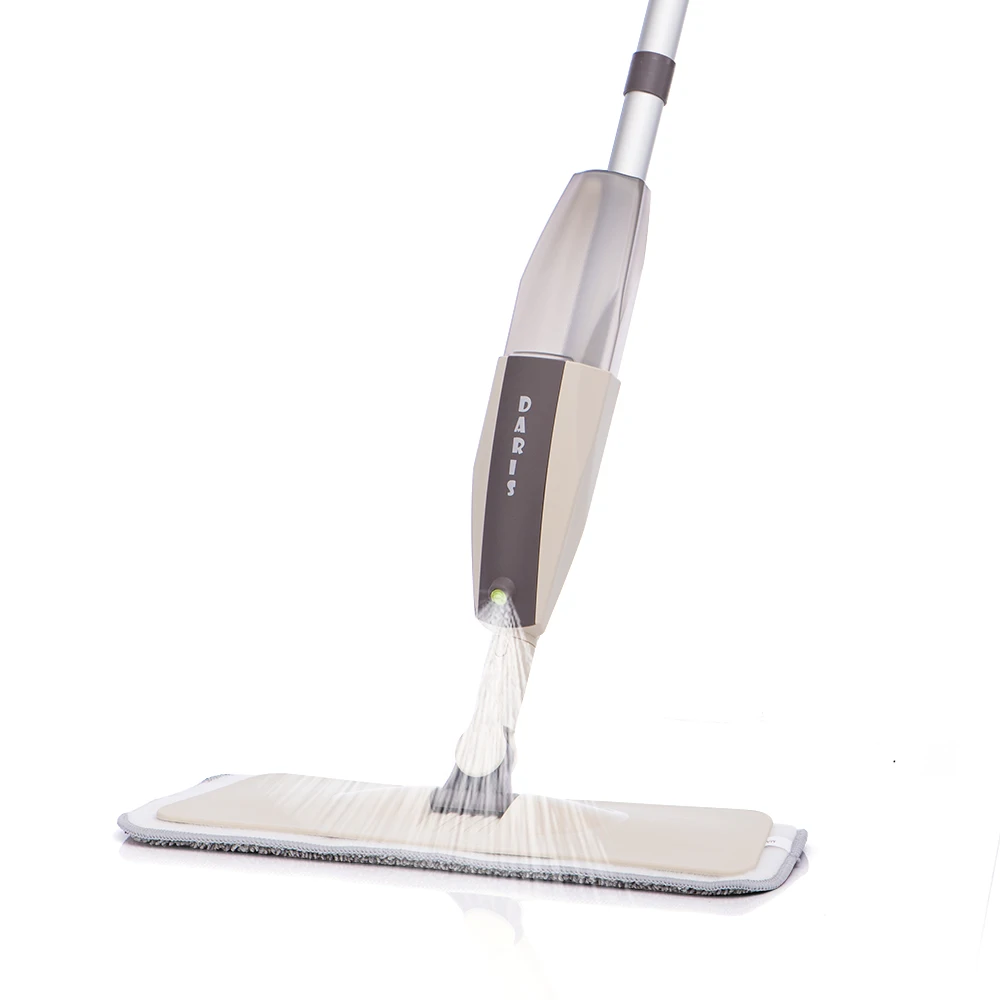 Пола спрей Швабра набор с многоразовыми на плоской подошве накладки из