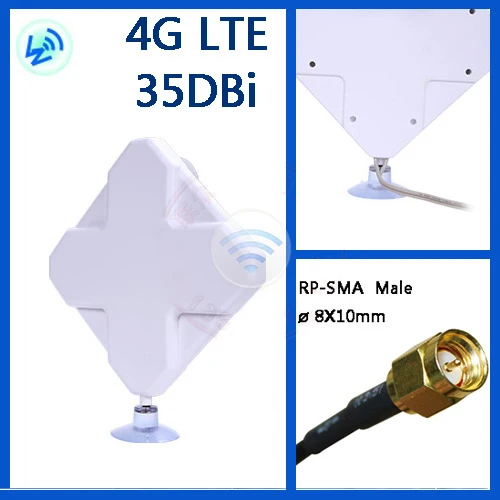 2 м кабель 3g 4G LTE 35dbi антенна внешние антенны для huawei zte 4G LTE маршрутизатор модем антенна с SMA разъем