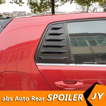 

For VW golf 6 2010-2013 Sedan ABS Back triangle Rear Door Window shades Louver Frame Window Sill Molding Cover Sticker Trim