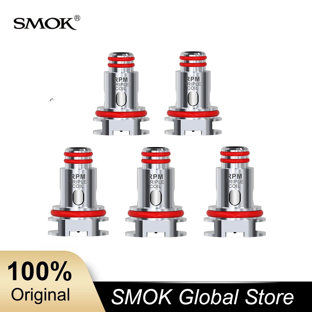 SMOK RPM80 катушка 0 4 Ом RGC 6/0 8/1/1/Ом об/мин сетка Тройная кварцевая SC DC головка для Smok Pro