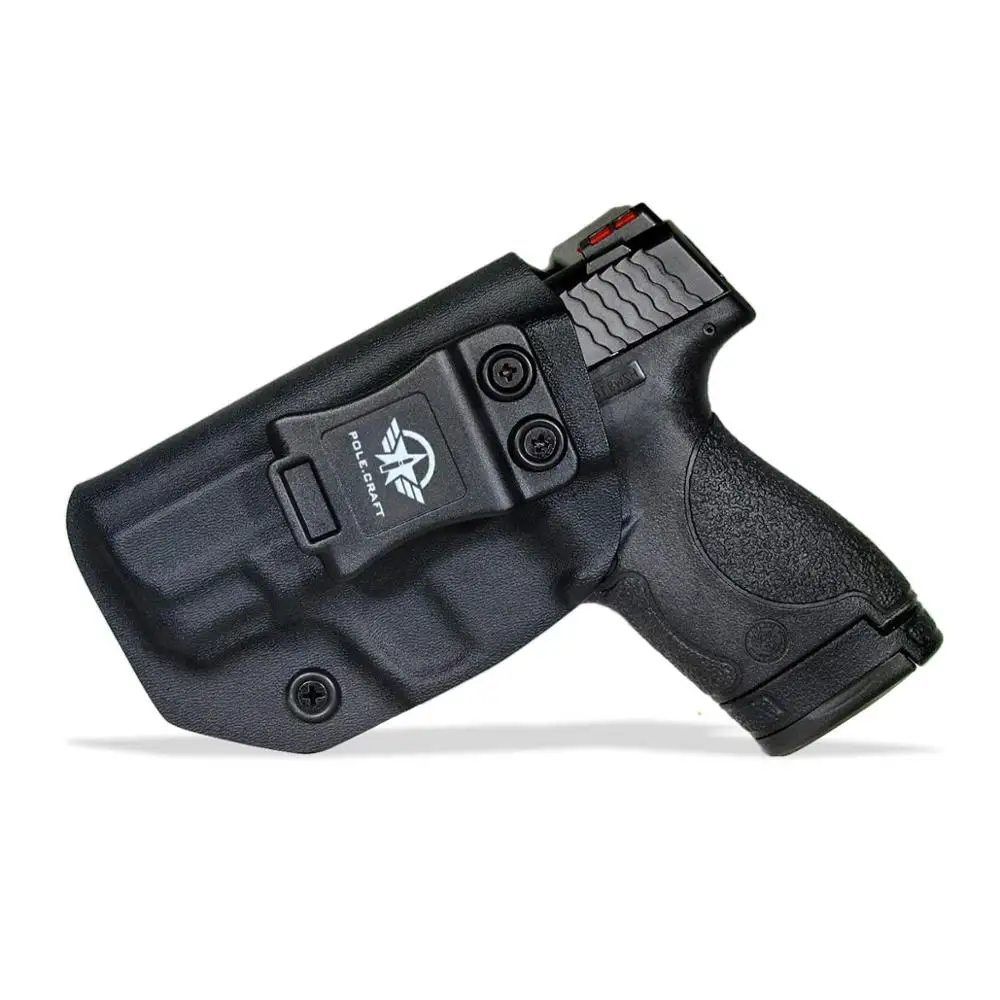 Чехол для пистолета PoLe. Craft IWB KYDEX Подходит для: Smith& Wesson M& P Shield 9 мм/. 40 чехол для пистолета внутри Скрытая кобура Чехол для пистолета - Цвет: Black For Left