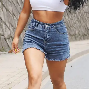 

Shorts Women Denim Sexy High Waist Pockets Plus Size Breathable Trousers Womens Korean Fashion Harajuku Feminine Athleisure Chic