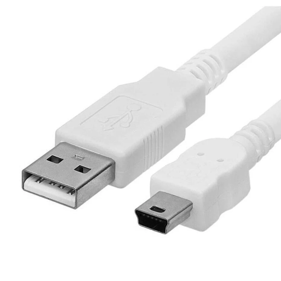 Кабель зарядного устройства USB 2 0 A папа-папа Mini-B папа для камер Mp3 Mp4 PSP 2000/3000