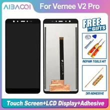 

NEW ERQI 2022 AiBaoQi Brand New 5.99 Inch Touch Screen+2160x1080 LCD Display Assembly Replacement For Vernee V2 Pro Android 8.1