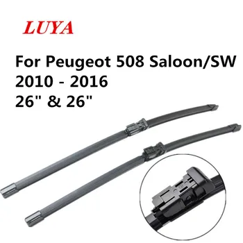 

LUYA Wiper Blade Car windshield wiper For Peugeot 508 Saloon / SW 2010 2011 2012 2013 2014 2015 2016 car accessories styling