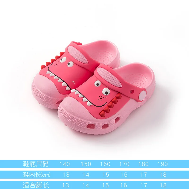 best leather shoes 2-18y Kids Mules & Clogs Summer Baby Toddler Boys And Girls Sandals Cartoon Dinosaur Slippers Children's Garden Shoes H19 bata children's sandals Children's Shoes