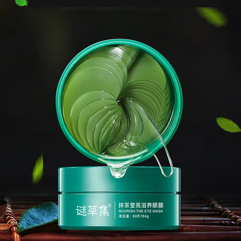 MICAOJI Maccha яркая питательная маска для глаз против отечности и мешков увлажняющая удаляющая частицы жира темные круги Уход за глазами 60 шт