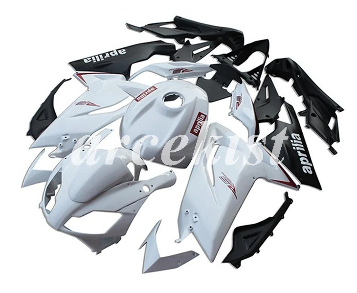 Мотоцикл литья под давлением ABS Полный обтекатели комплект подходит для Aprilia RS125 06 07 08 09 10 11 RS 125 2006-2011 тела набор Белый