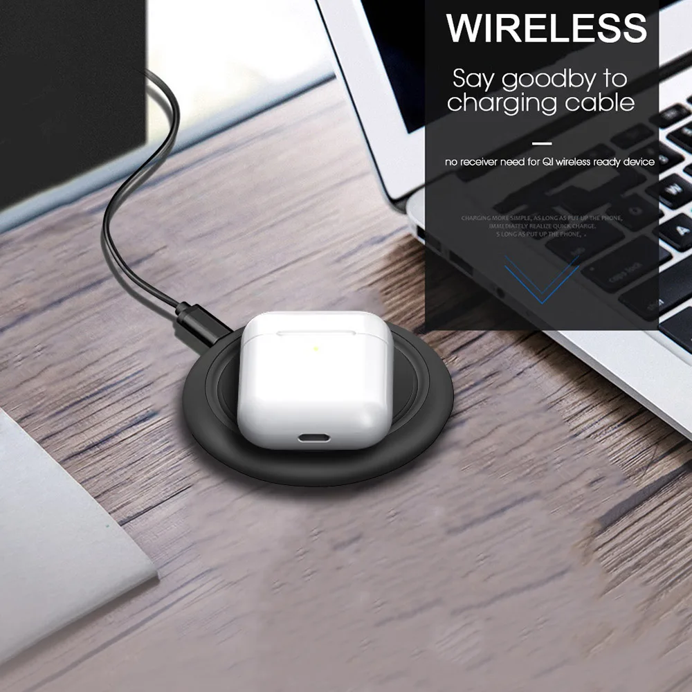 FDGAO bluetooth-гарнитура Беспроводная зарядная док-станция для Apple Airpods 2 Чехол Pro зарядное устройство адаптер для samsung Galaxy Buds