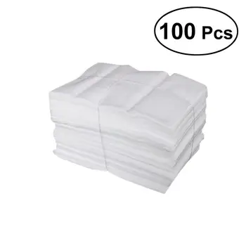 

100 Pcs Foam Wraps Foam Pouches Coated Pearl Cotton EPE Shockproof Shatterproof Foam Wrap Sheets for Packing Shipping Moving