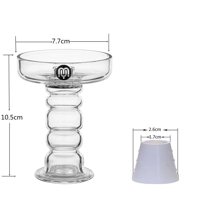 Hookah Glass Hookah Bowl Shisha Head Free Silicon Grommet Gift Box hookah accessories,hookah set