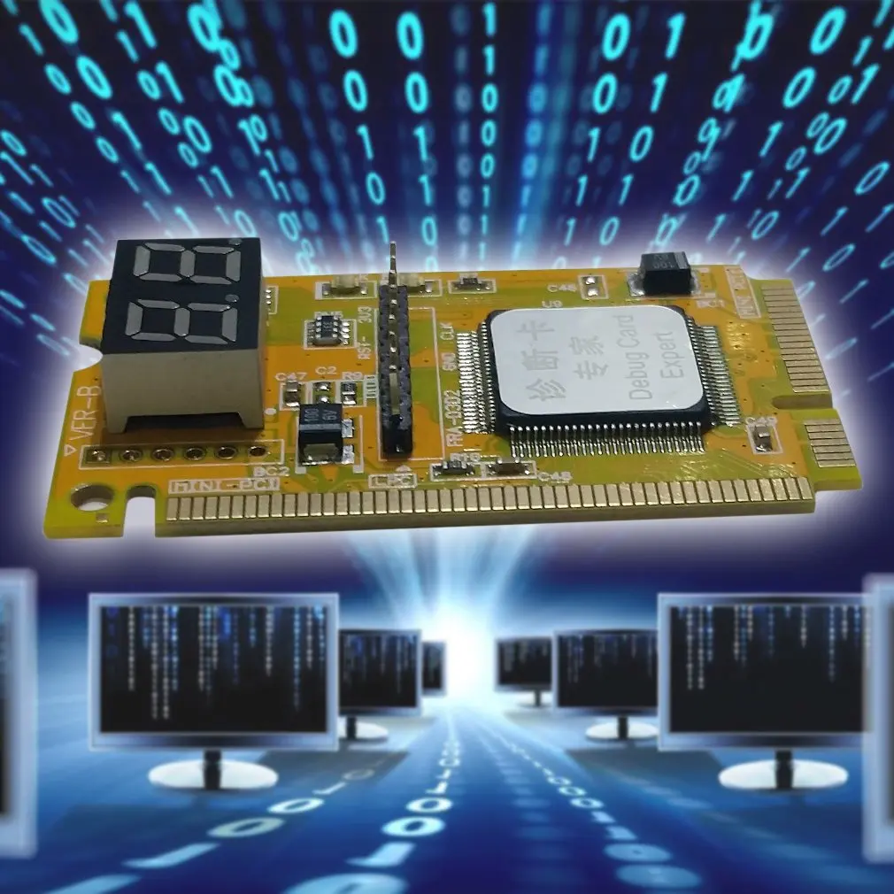 3 в 1 мини анализатор PCI E LPC тестирование почтовой карты er для ноутбука 6