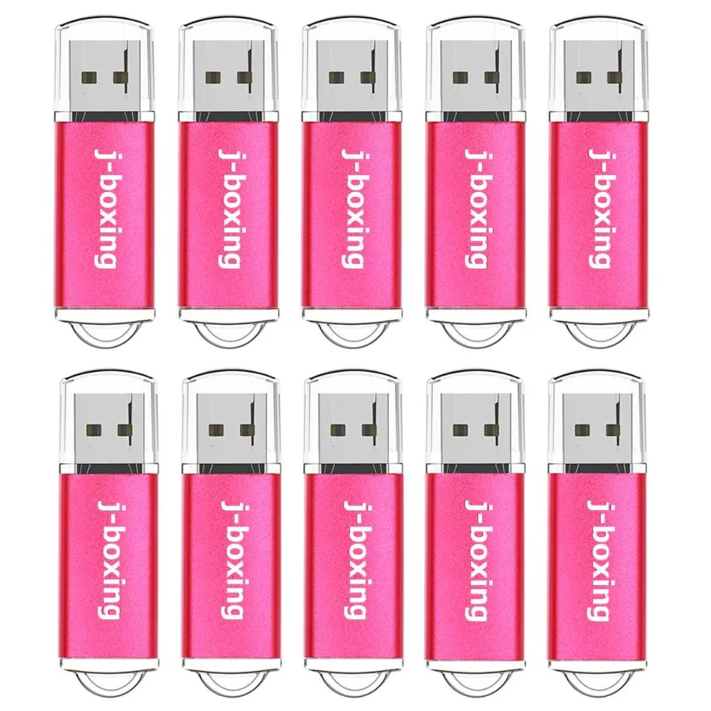 J-бокс 10 шт 256 Мб флэш-накопитель USB прямоугольник флеш-накопитель USB2.0 ручка переносной usb-накопитель с Кепки для портативных ПК Tablet 8 цветов