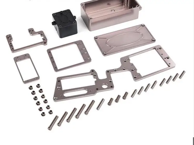 CNC сплав сервопривод лоток стойка батарейный ящик для Rovan Rofun F5 MCD 1/5 rc автомобиль