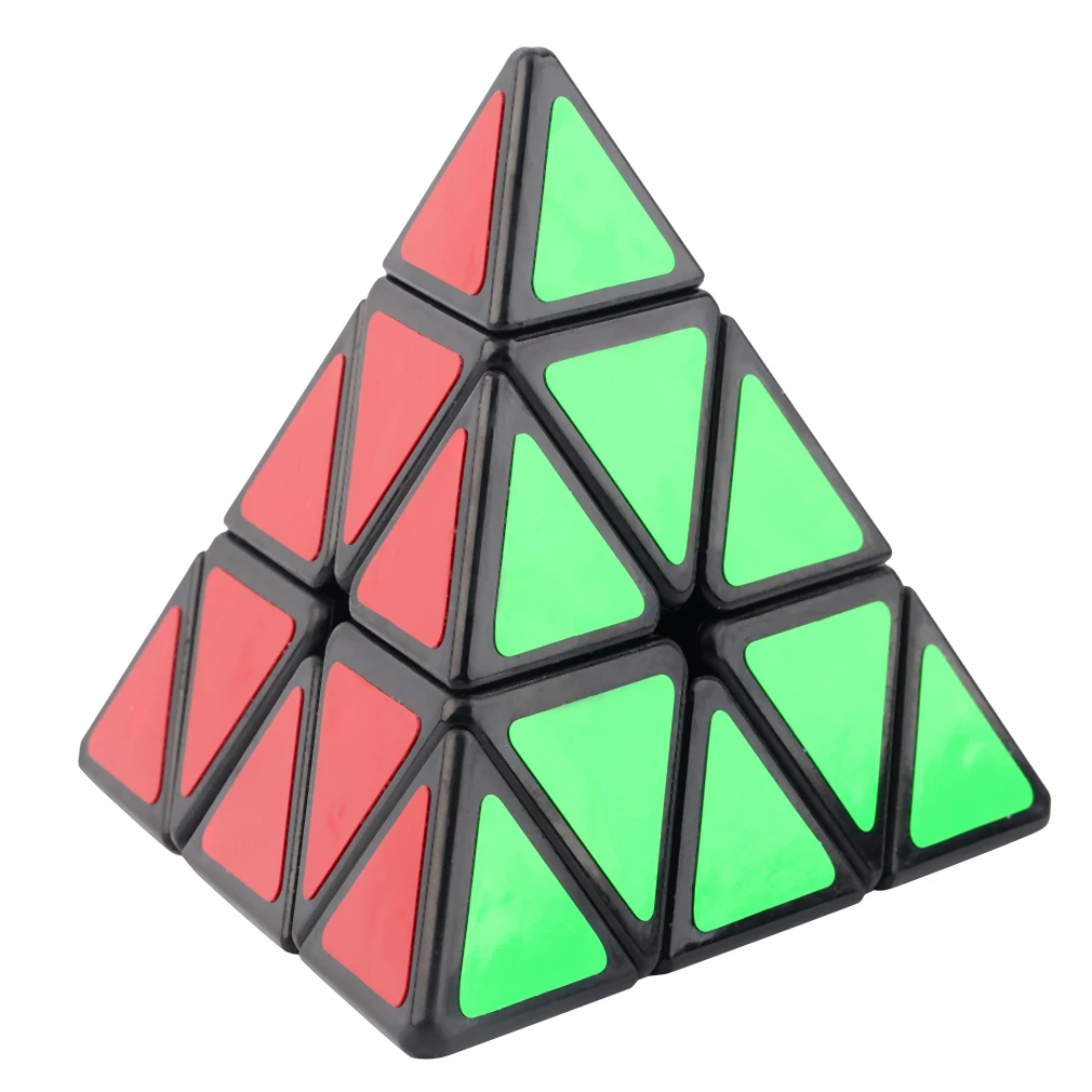 MOYU Pyraminx Triangular Pyramid Shaped Speed Magic puzzled Cube Black/White EC 