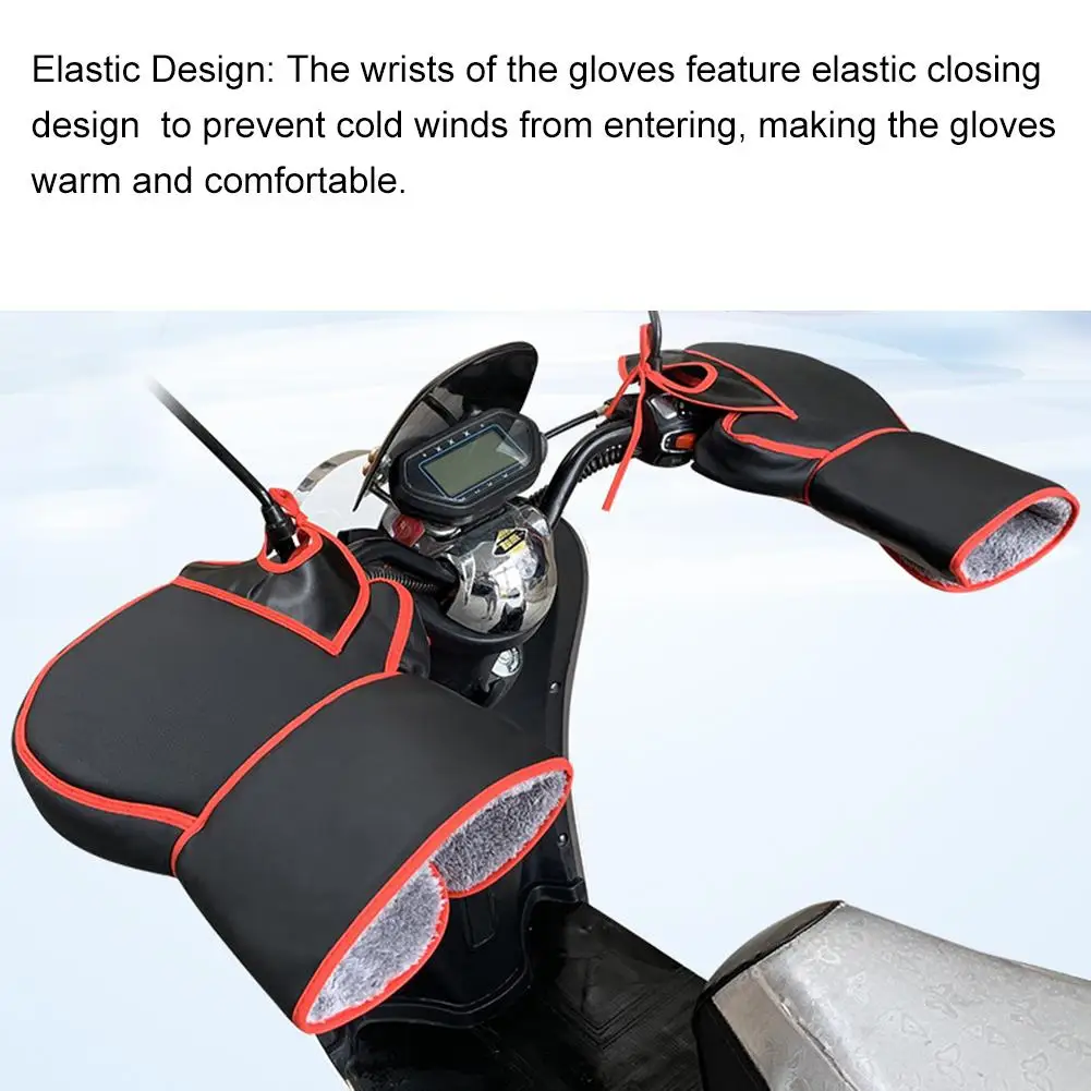 

Motorcycle Grip Handlebar Gloves Windproof Gloves Mittens For Men Women