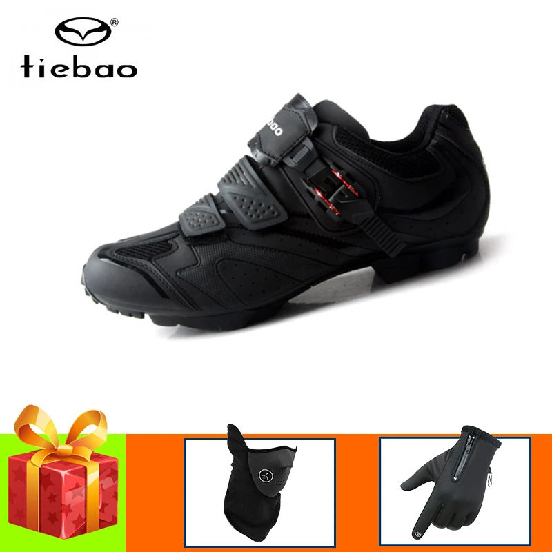 TIEBAO SPD велосипедная обувь, мужские кроссовки для горного велосипеда, самоблокирующиеся, sapatilha ciclismo mtb, обувь, покрытие, уличные спортивные велосипедные кроссовки - Цвет: Package 2 for 1413 B