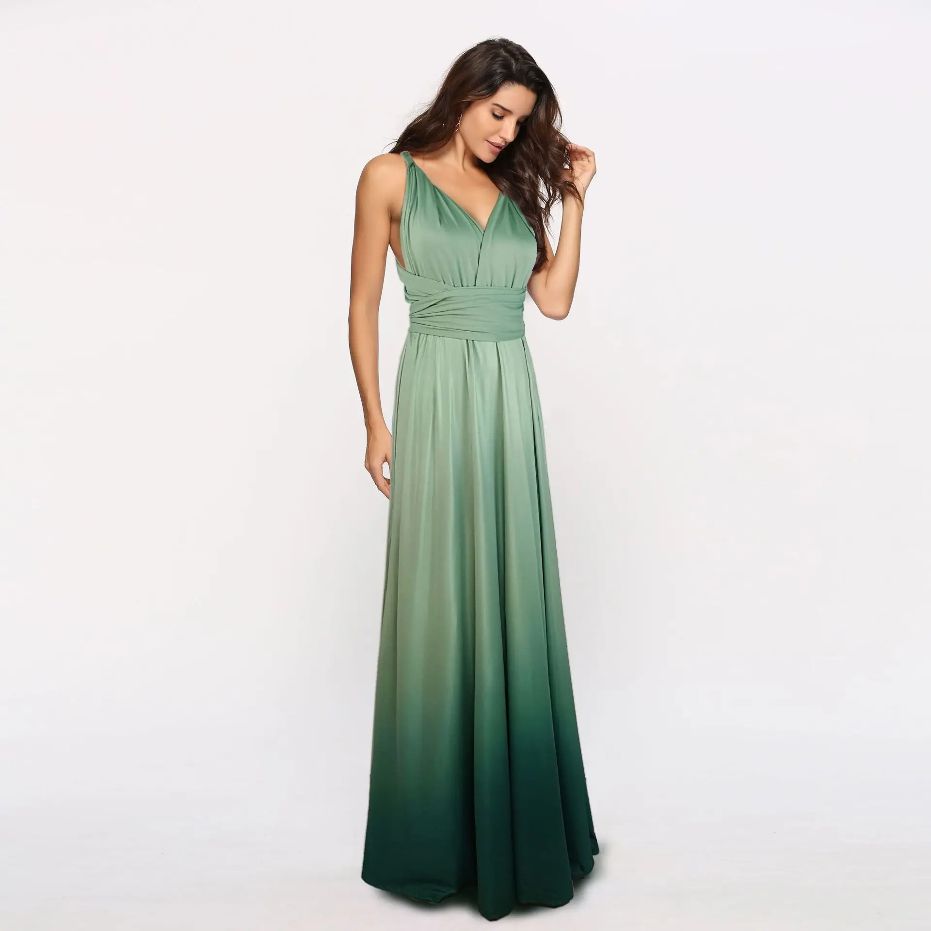 gradient maxi dress