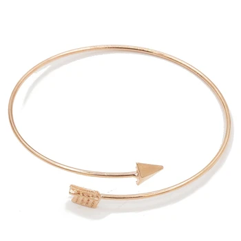 

Arrow Bracelet Geometric Bangles for Women Men Vintage Gold Open Bracelets Boho Bracelet Wrist Chain Jewelry Gift Carnival Party