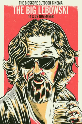 GX938 большой Lebowski Джефф мост классический фильм винтажная масляная живопись