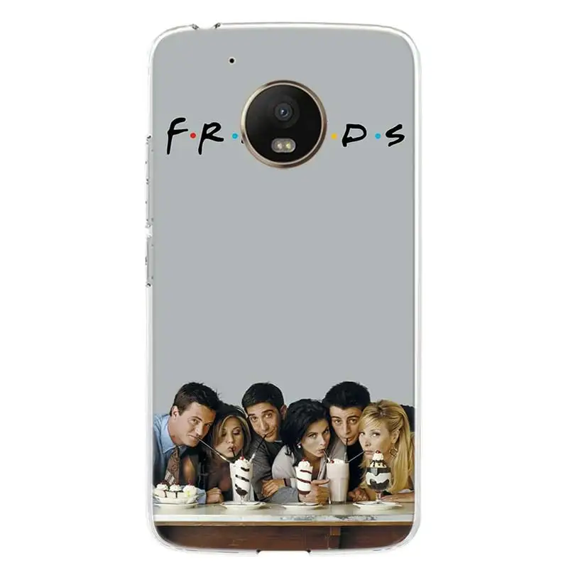 Friends TV Show Cover Phone Case For Motorola Moto G7 G6 G5S G5 E4 Plus G4 E5 Play Power EU Gift Fit Patterned Coque - Цвет: TW123-3