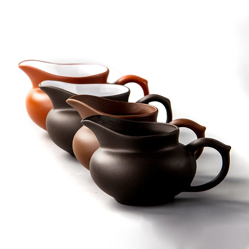 Фиолетовая глина Gongdao Чай чашки Gongfu Dehua керамика ручная роспись фильтровальные